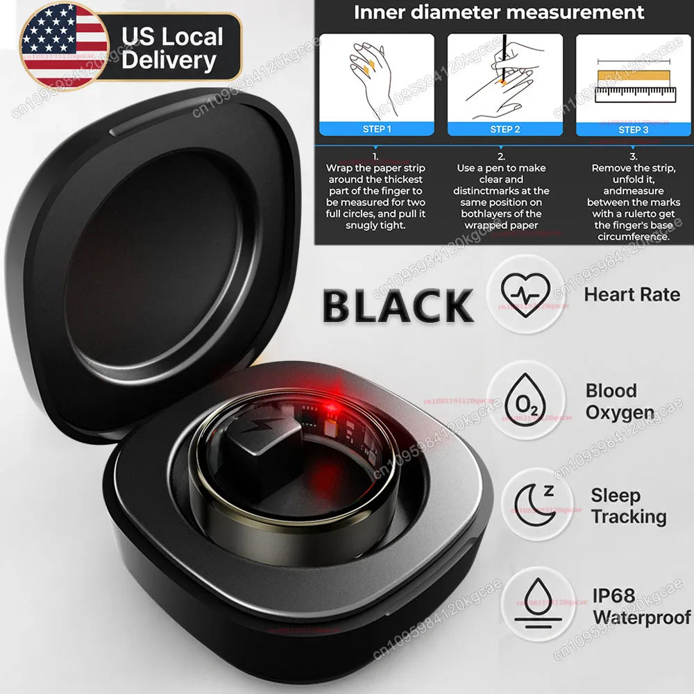 Ola Esporte Smart Ring Heart Rate Blood Oxygen Sleep Monitor