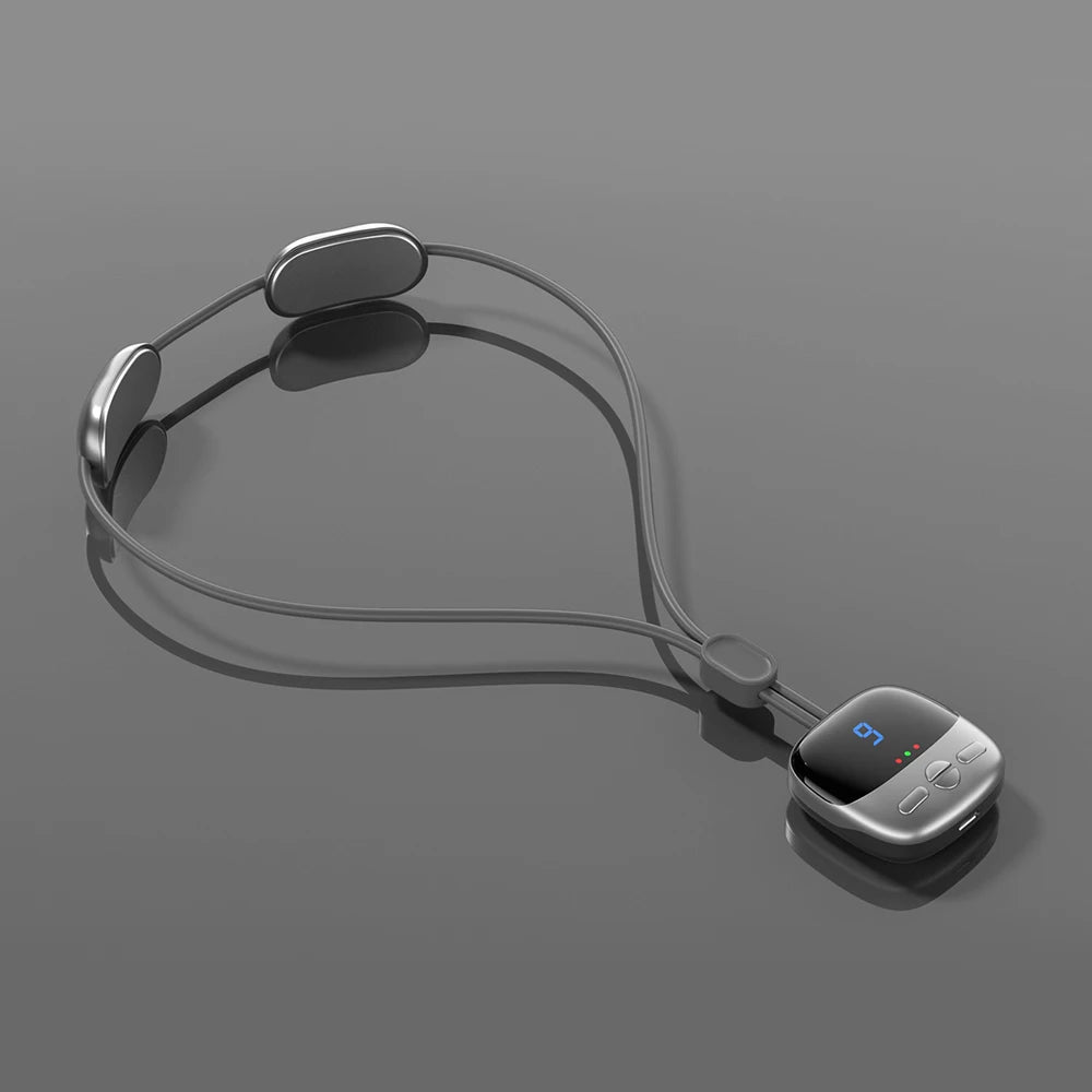 Hanging Neck Massager EMS With Hot Compress For Relaxation