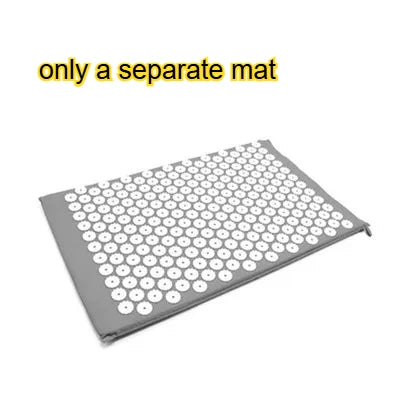 Acupressure Mat And Pillow Set For Neck Back Pain Relief