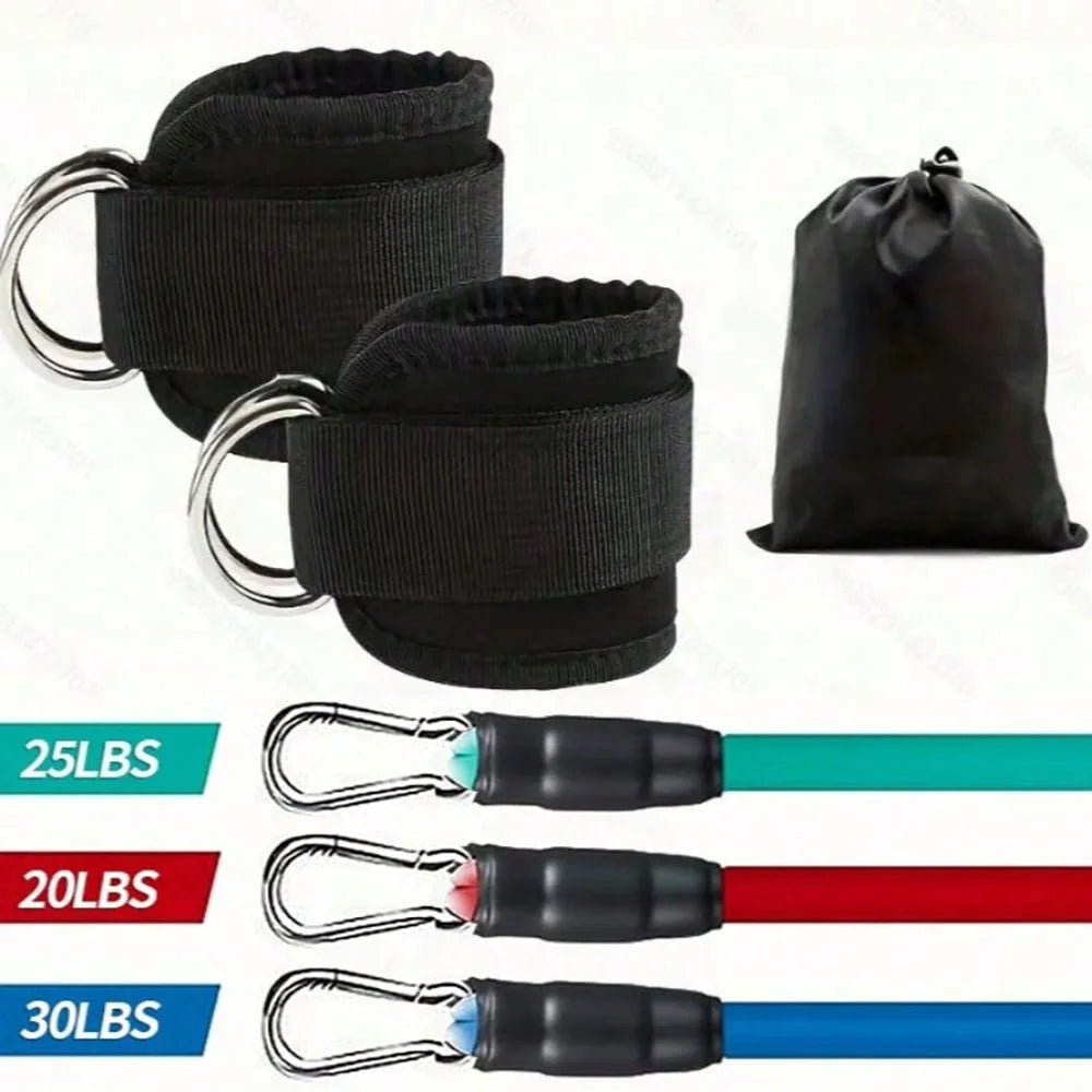 Ankle Resistance Bands Set For Leg Workouts And Home Gym