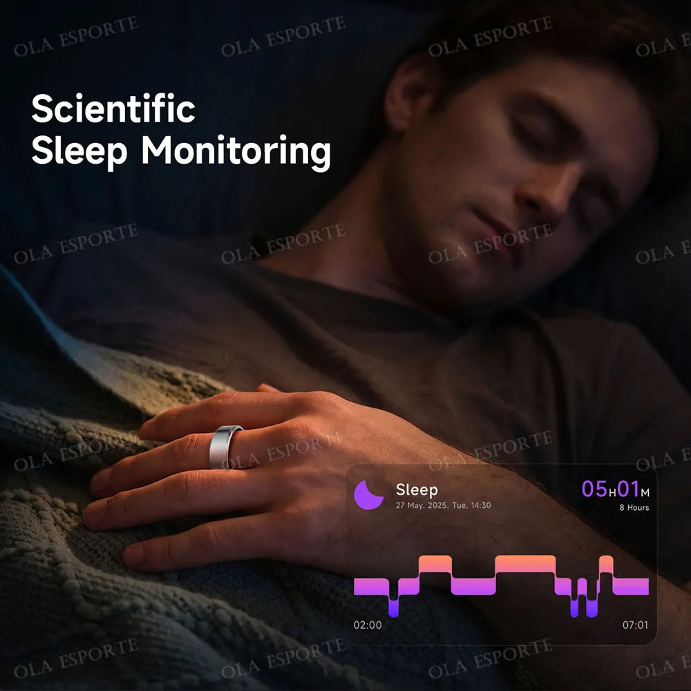 Ola Esporte Smart Ring Heart Rate Blood Oxygen Sleep Monitor