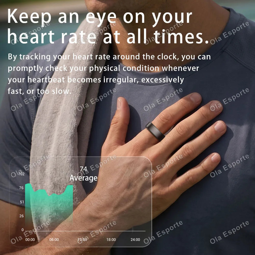 Ola Esporte Smart Ring Health, Sleep And Activity Monitor