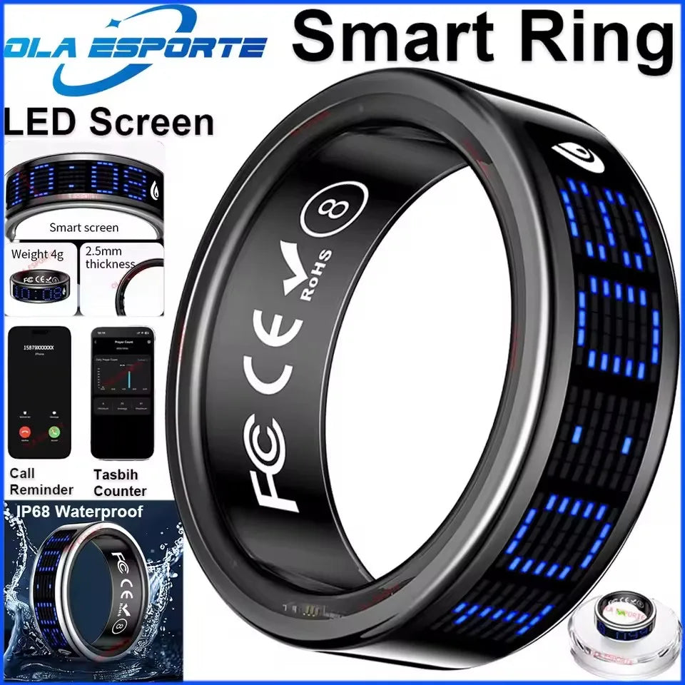 Ola Esporte Smart Ring With AMOLED Display And Health Tracking