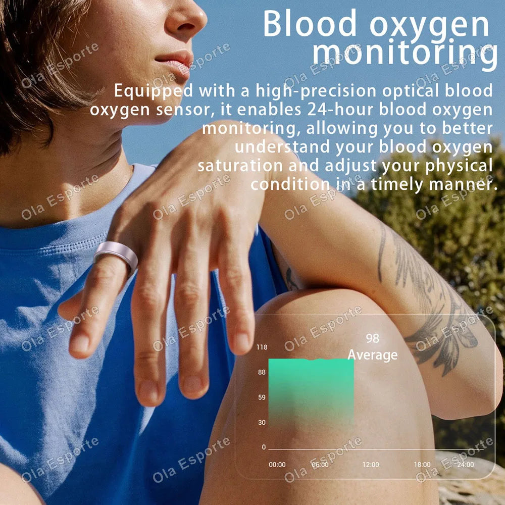 Ola Esporte Smart Ring Health, Sleep And Activity Monitor