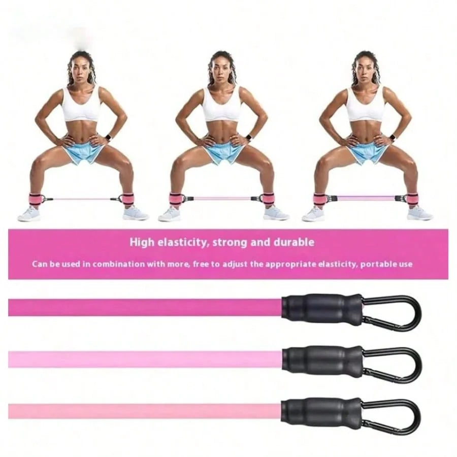 Ankle Resistance Bands Set For Leg Workouts And Home Gym