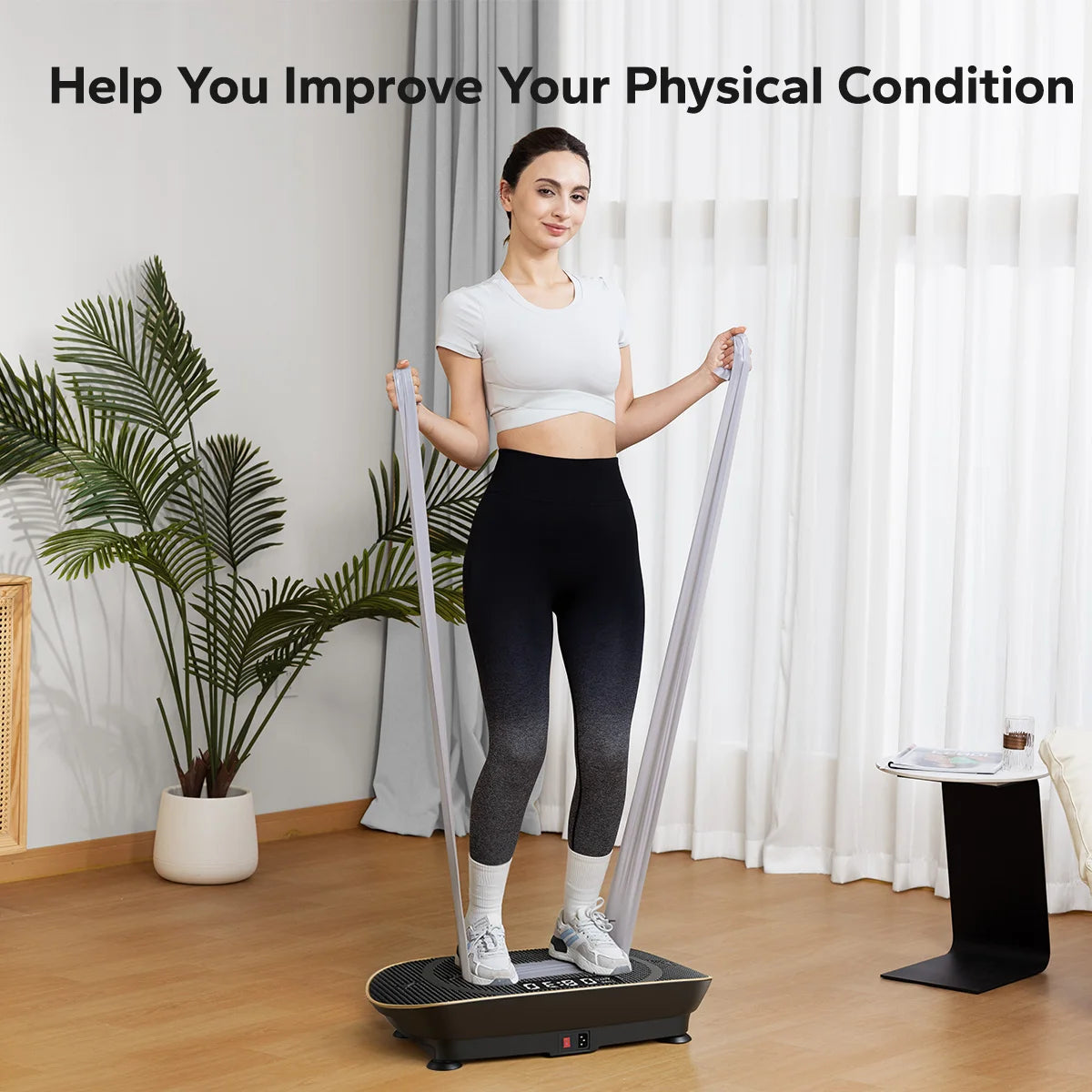 Merach Vibration Plate Exercise Machine For Whole Body Fitness Training