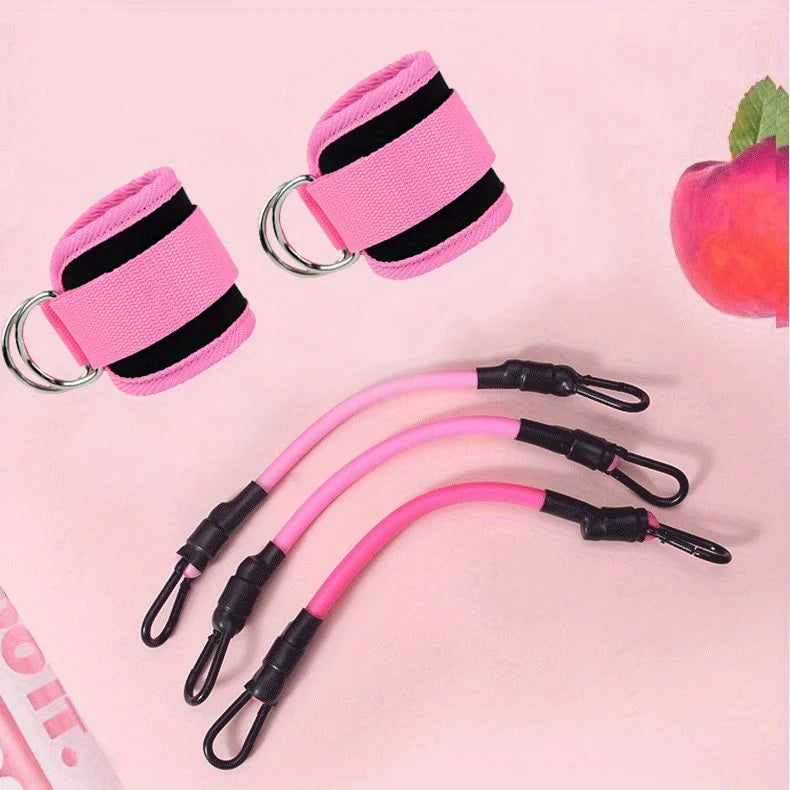 Ankle Resistance Bands Set For Leg Workouts And Home Gym