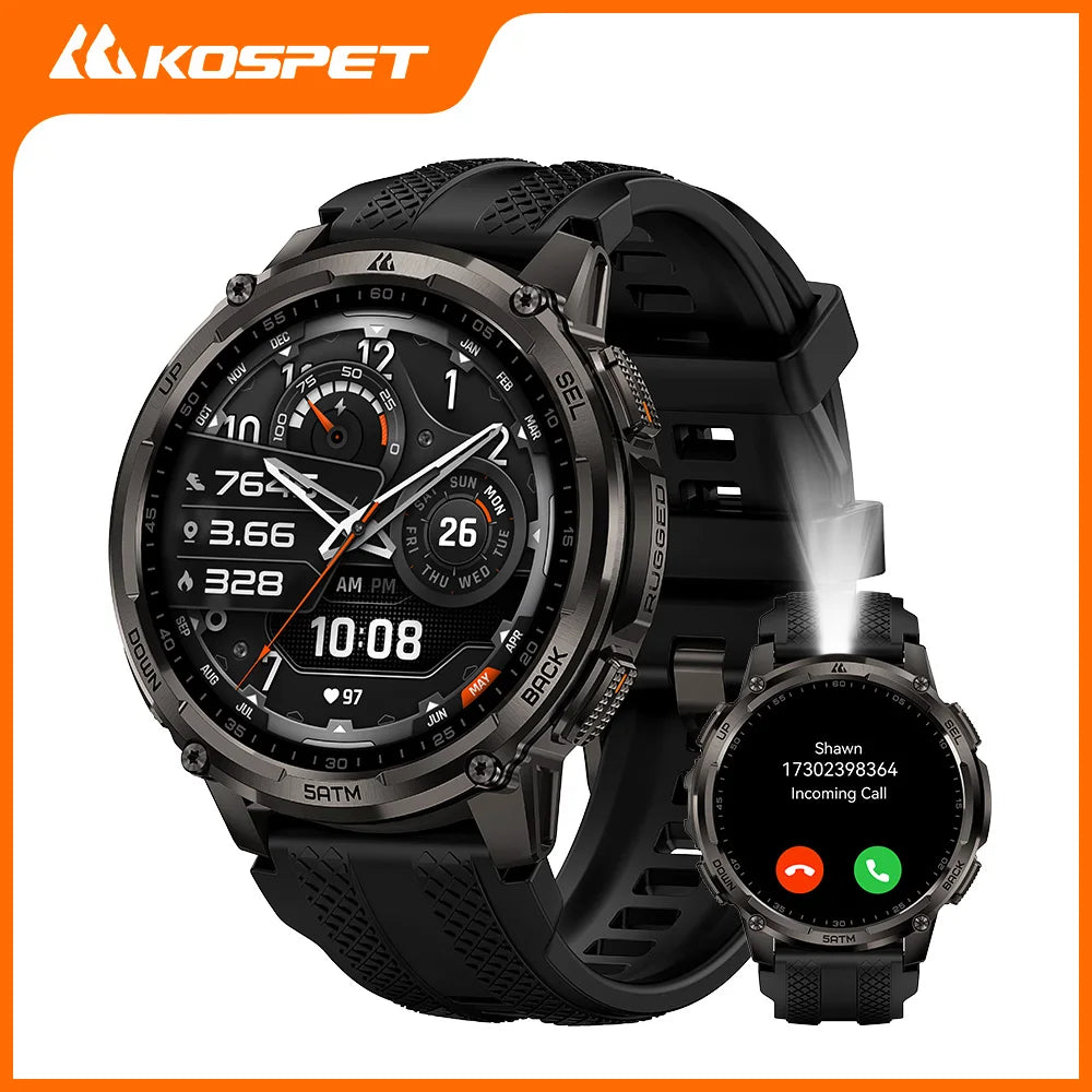 KOSPET Tank T4C Smartwatch Dual Band GPS Waterproof