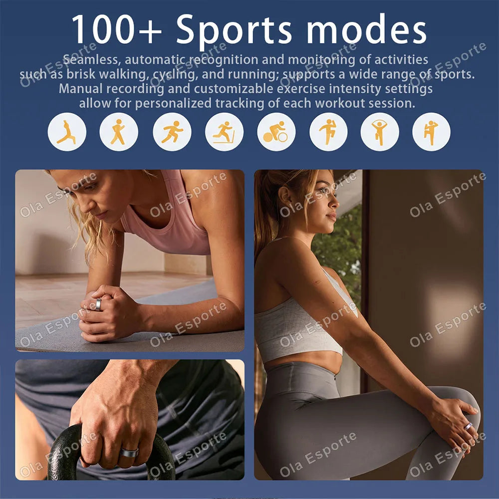 Ola Esporte Smart Ring Health, Sleep And Activity Monitor