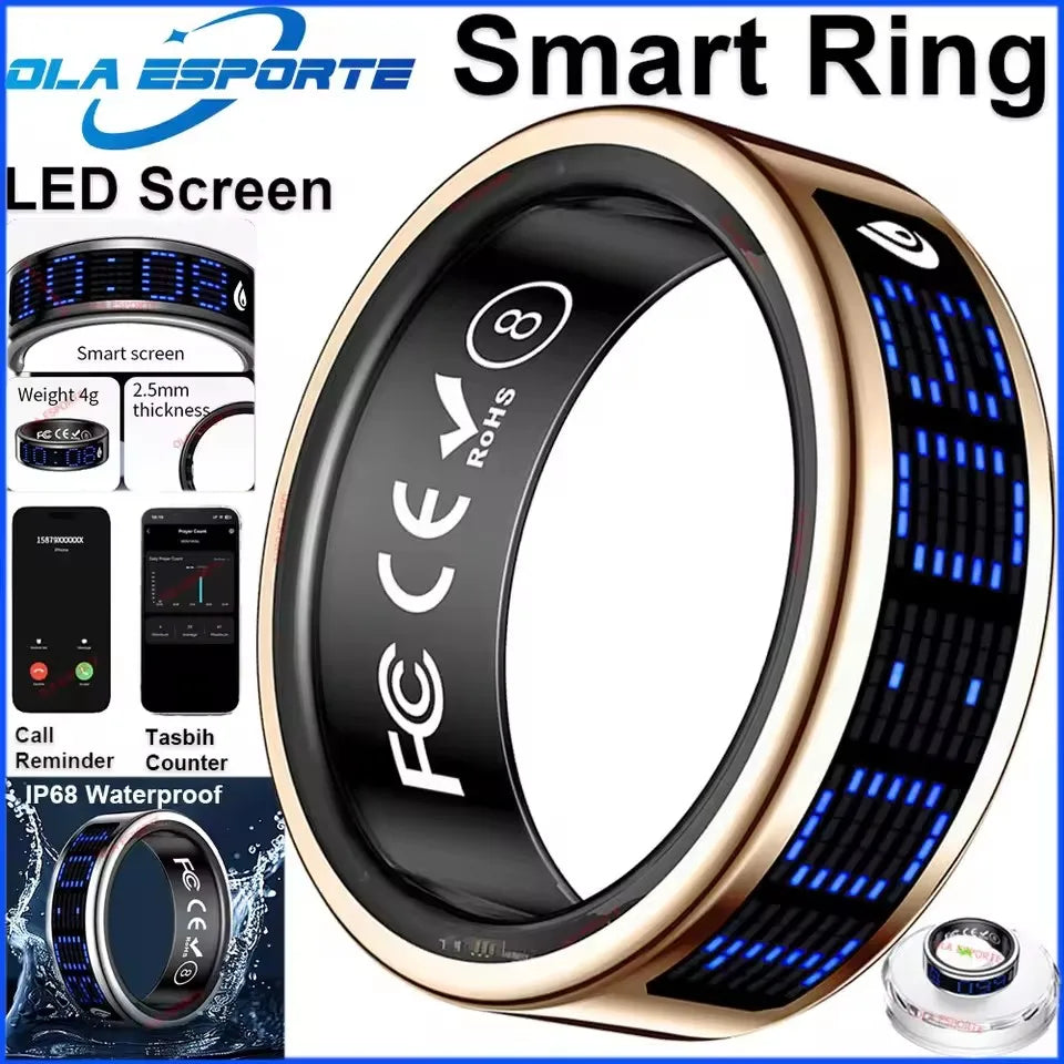 Ola Esporte Smart Ring With AMOLED Display And Health Tracking