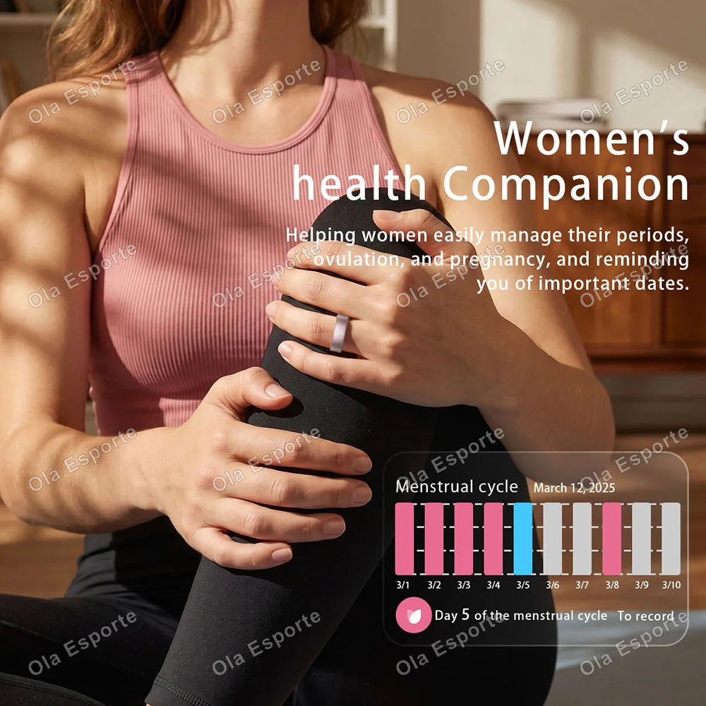Ola Esporte Smart Ring Health, Sleep And Activity Monitor
