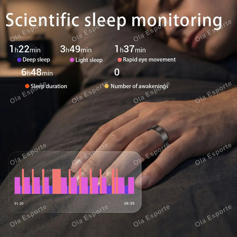 Ola Esporte Smart Ring Health, Sleep And Activity Monitor