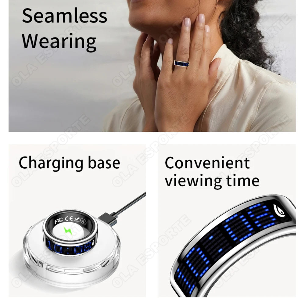 Ola Esporte Smart Ring With AMOLED Display And Health Tracking