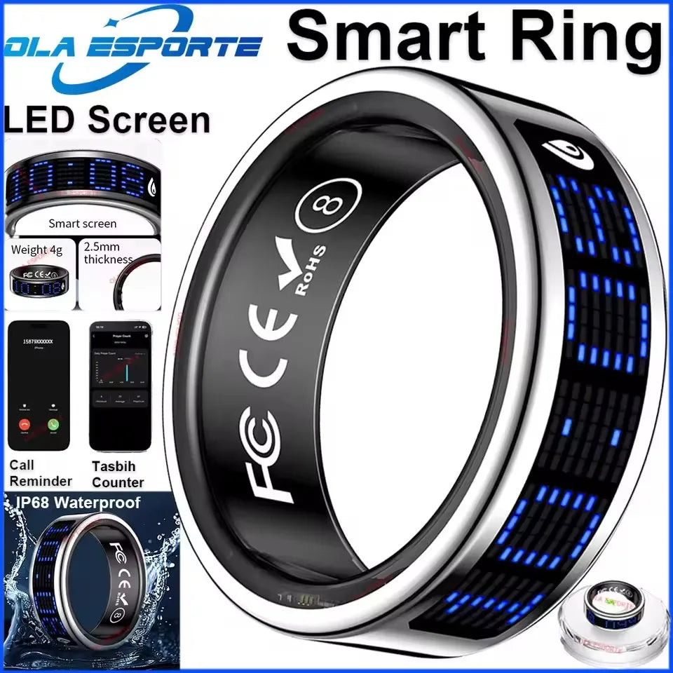 Ola Esporte Smart Ring With AMOLED Display And Health Tracking