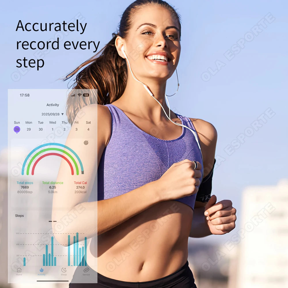 Ola Esporte Smart Ring With AMOLED Display And Health Tracking