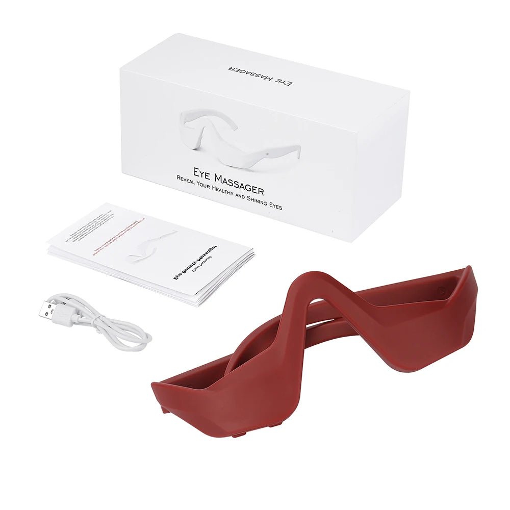 Foreverlily 3D Eye Massager Relieves Eye Fatigue Silicone Mask