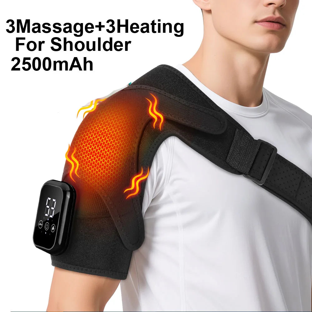 Hailicare Electric Heating Shoulder Massager Wrap With Vibration