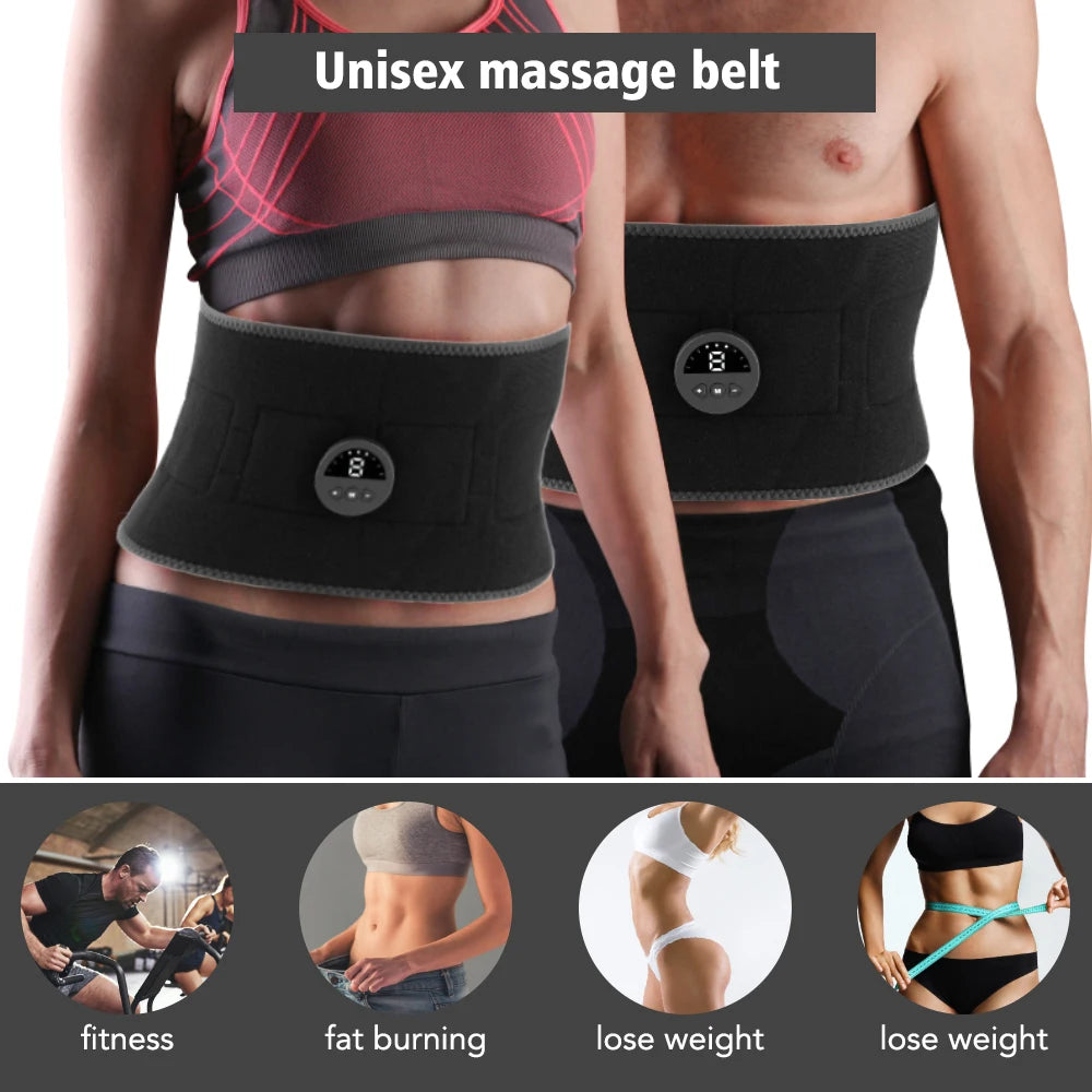 Hailicare Smart EMS Waist Belt Fitness Abdominal Trainer Muscle Massage