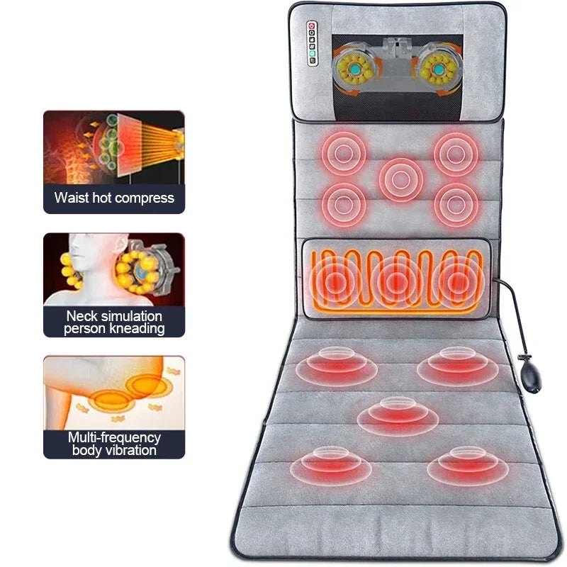 Electric Massage Mat Multifunction Full Body Massager With Heating