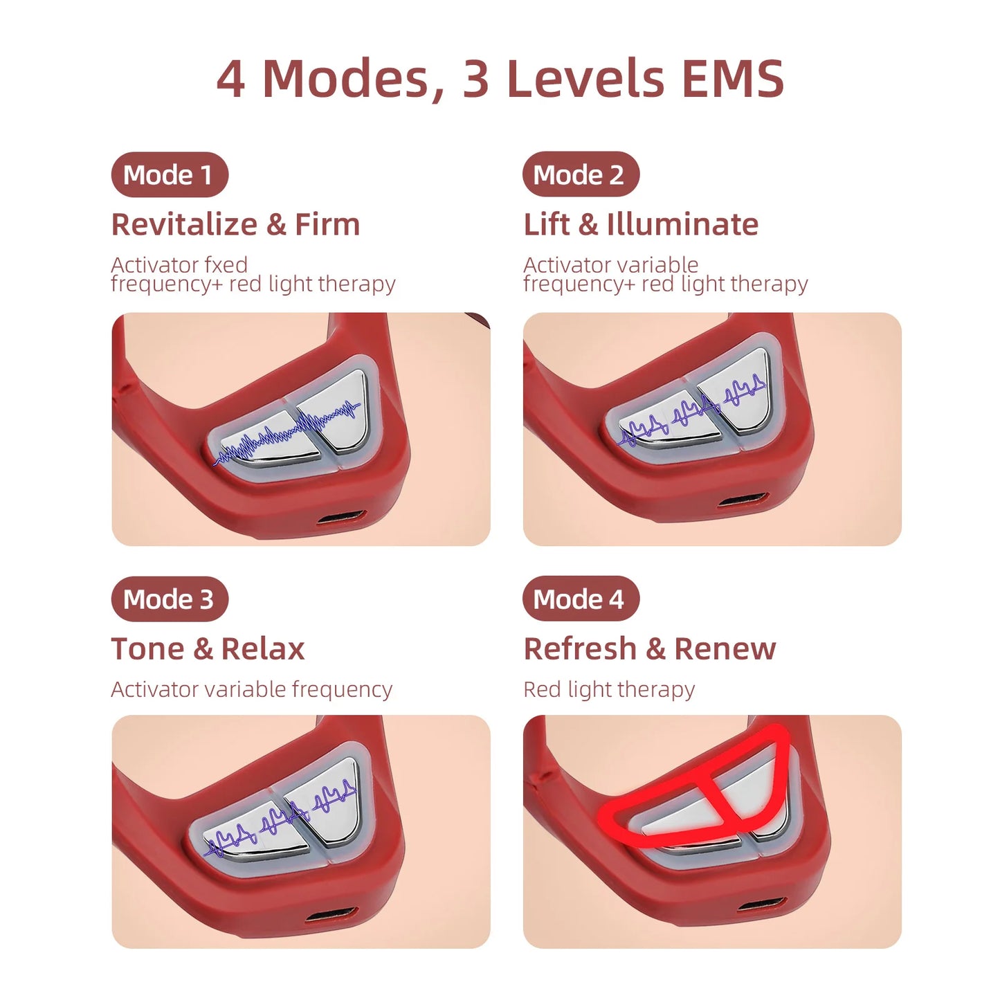 iebilif Under Eye Massager EMS For Fatigue Relief Daily