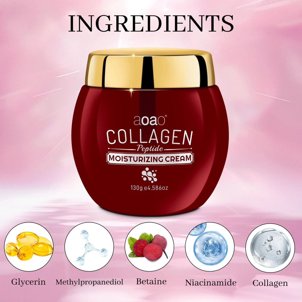 Aoao Collagen Firming Face Cream With Niacinamide And Hyaluronic Acid