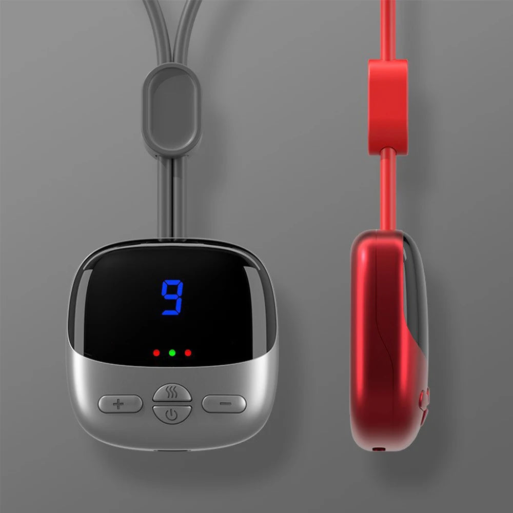 Hanging Neck Massager EMS With Hot Compress For Relaxation
