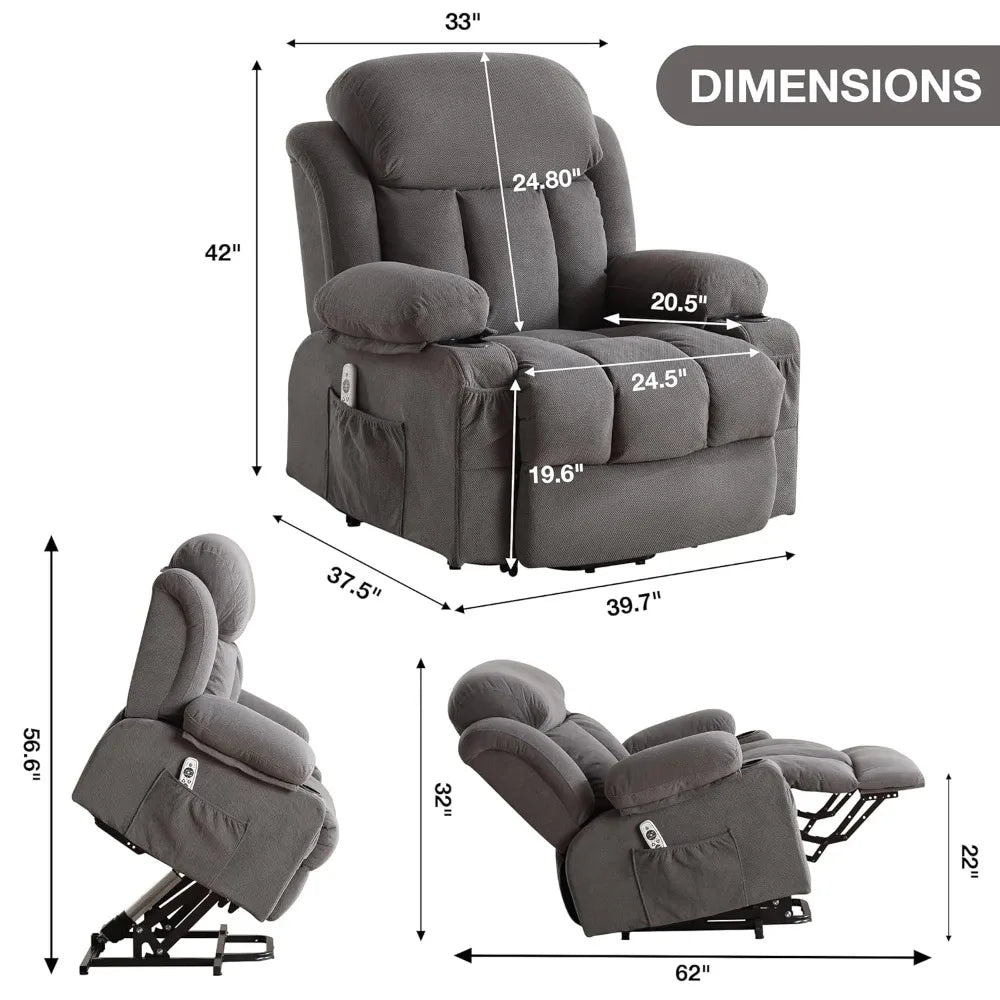 XIAOLANG Electric Power Lift Recliner With Massage And Heating