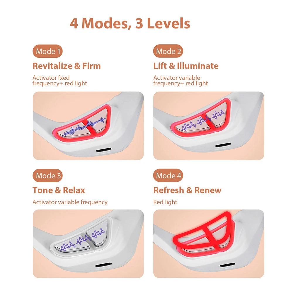 Foreverlily 3D Eye Massager Relieves Eye Fatigue Silicone Mask