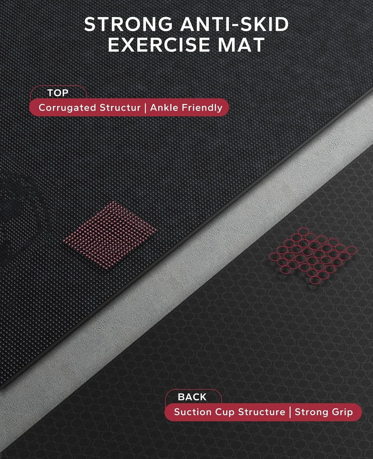 Hapbear High Density Pvc Commercial Grade Fitness Mat