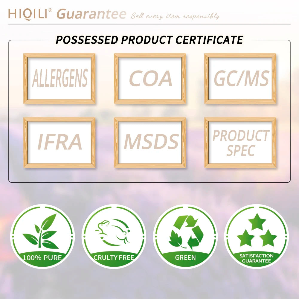 HIQILI Fragrance Oils Set Nature Theme Aromatherapy