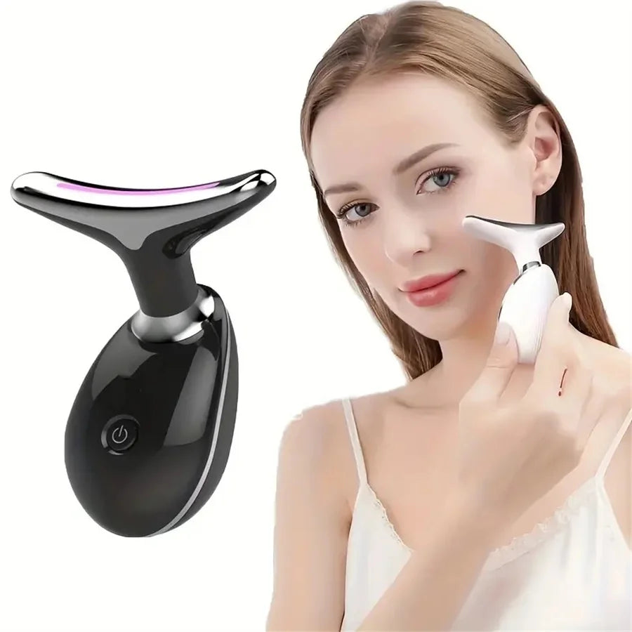 USB Rechargeable Face And Neck Massager Device For Skin Care