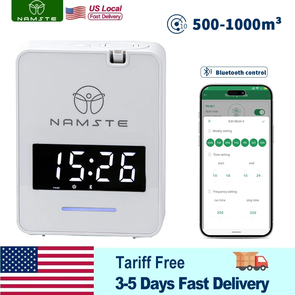 Namste 500m3 Bluetooth Wall Mount Essential Oil Aroma Diffuser