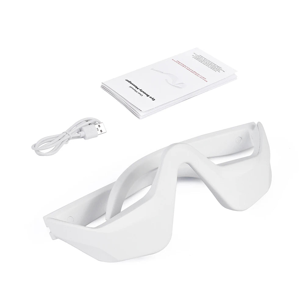 Foreverlily 3D Eye Massager Relieves Eye Fatigue Silicone Mask