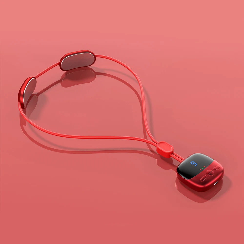 Hanging Neck Massager EMS With Hot Compress For Relaxation