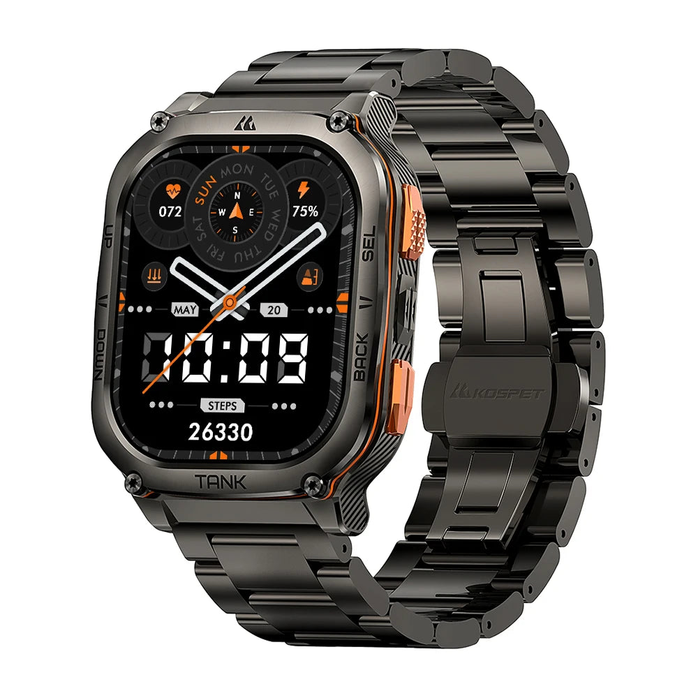 KOSPET Tank M3 Ultra GPS Smartwatch For Men Waterproof 5ATM