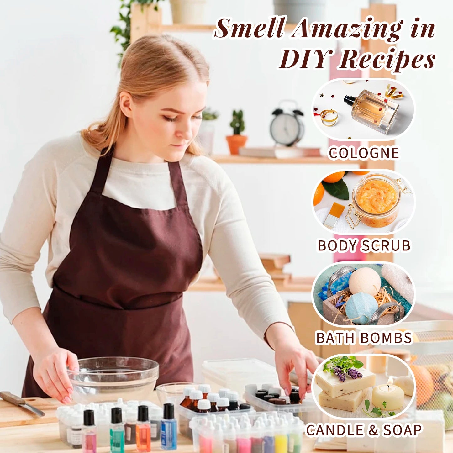 HIQILI Fragrance Oils Set Nature Theme Aromatherapy
