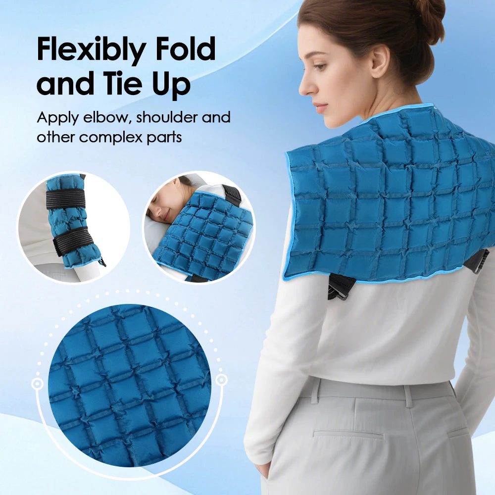 PastSky Reusable Self-Absorbing Ice Pack Hot Cold Wrap Back Knee