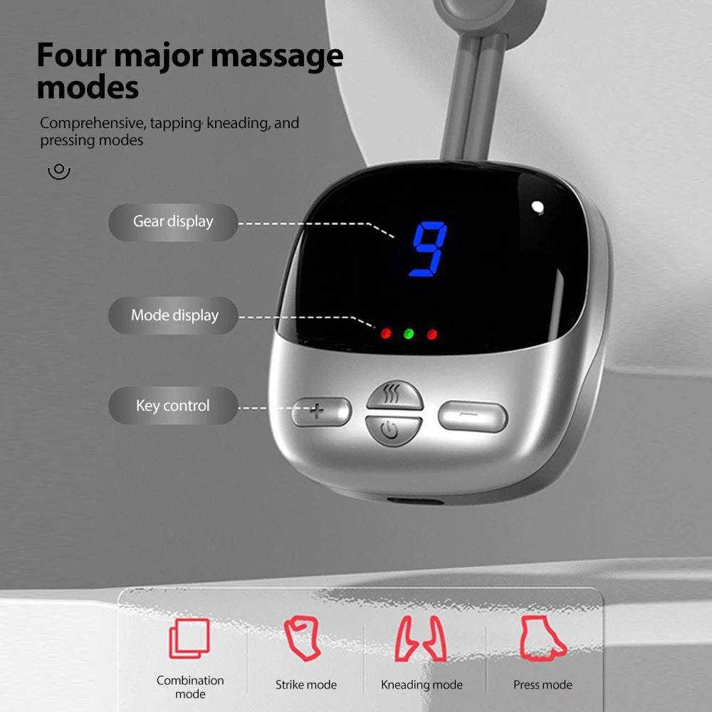 Hanging Neck Massager EMS With Hot Compress For Relaxation