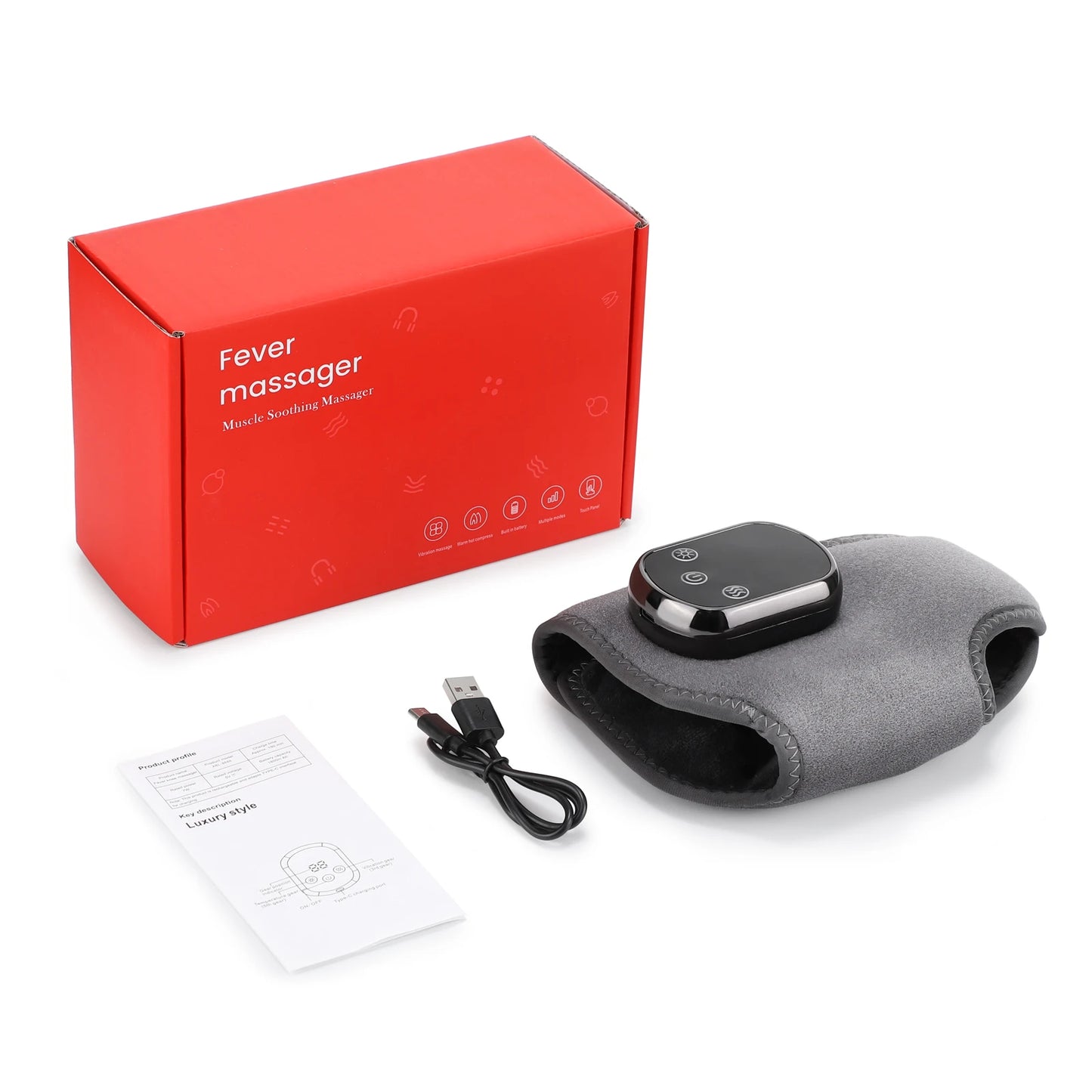 Hailicare Electric Ankle Massager With Heat And Vibration For Feet