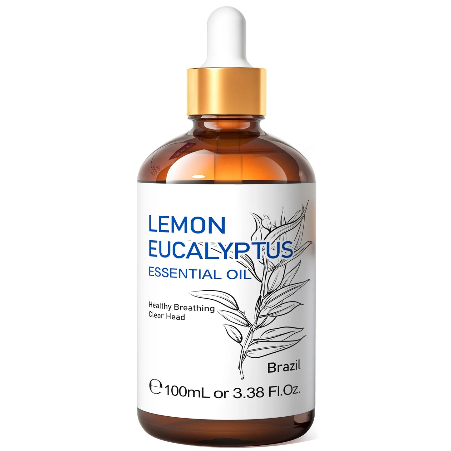 HIQILI Lemon Eucalyptus Essential Oil for Diffusers and Cars