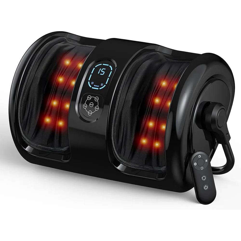 Heated Shiatsu Foot And Calf Massager With Vibration