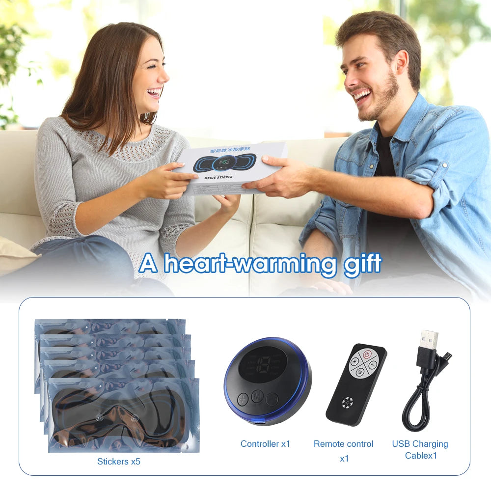 Hailicare Electric Neck Massager Patch For Muscle Relaxation And Shoulder Relief