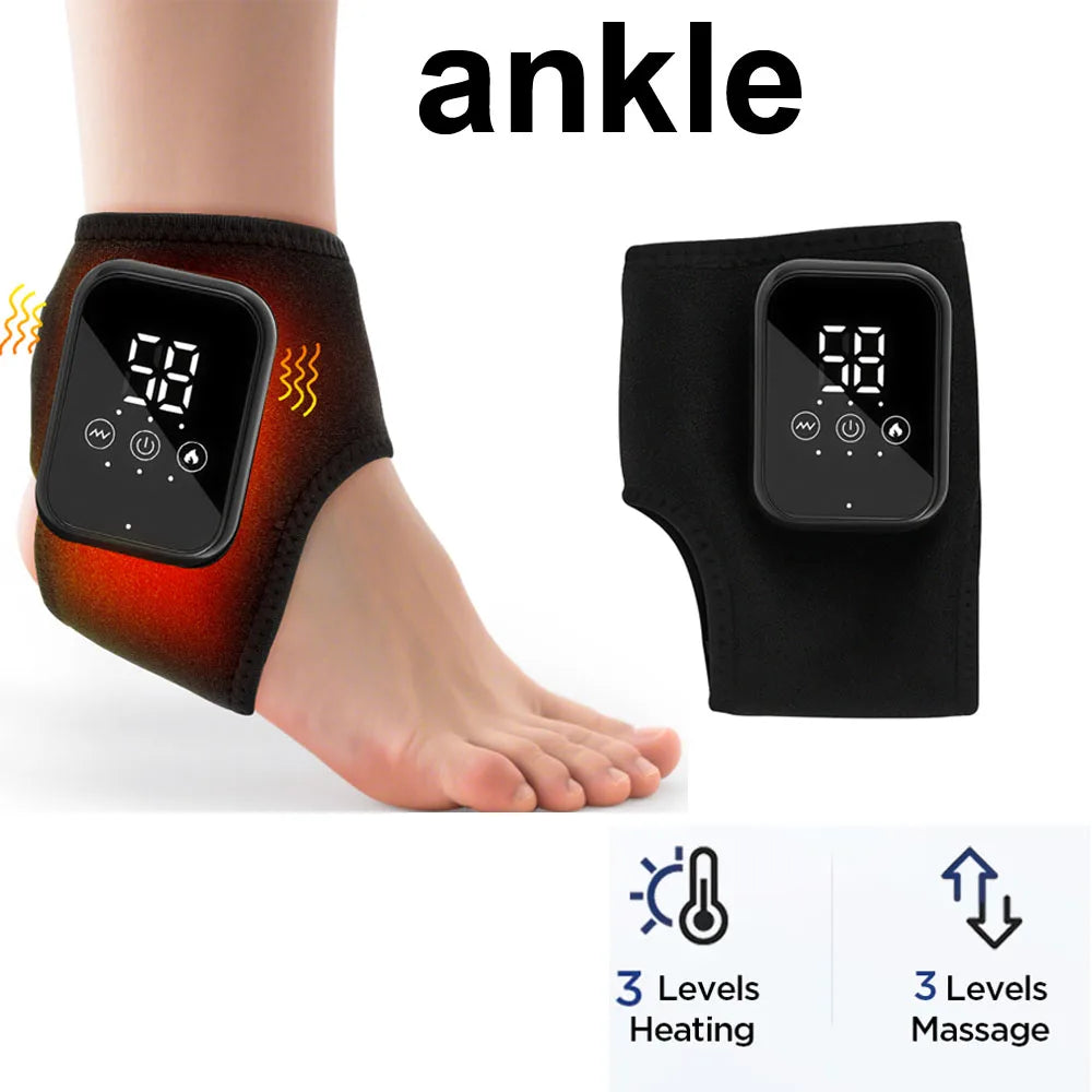 Hailicare Heated Ankle Massager With Vibration And Heat