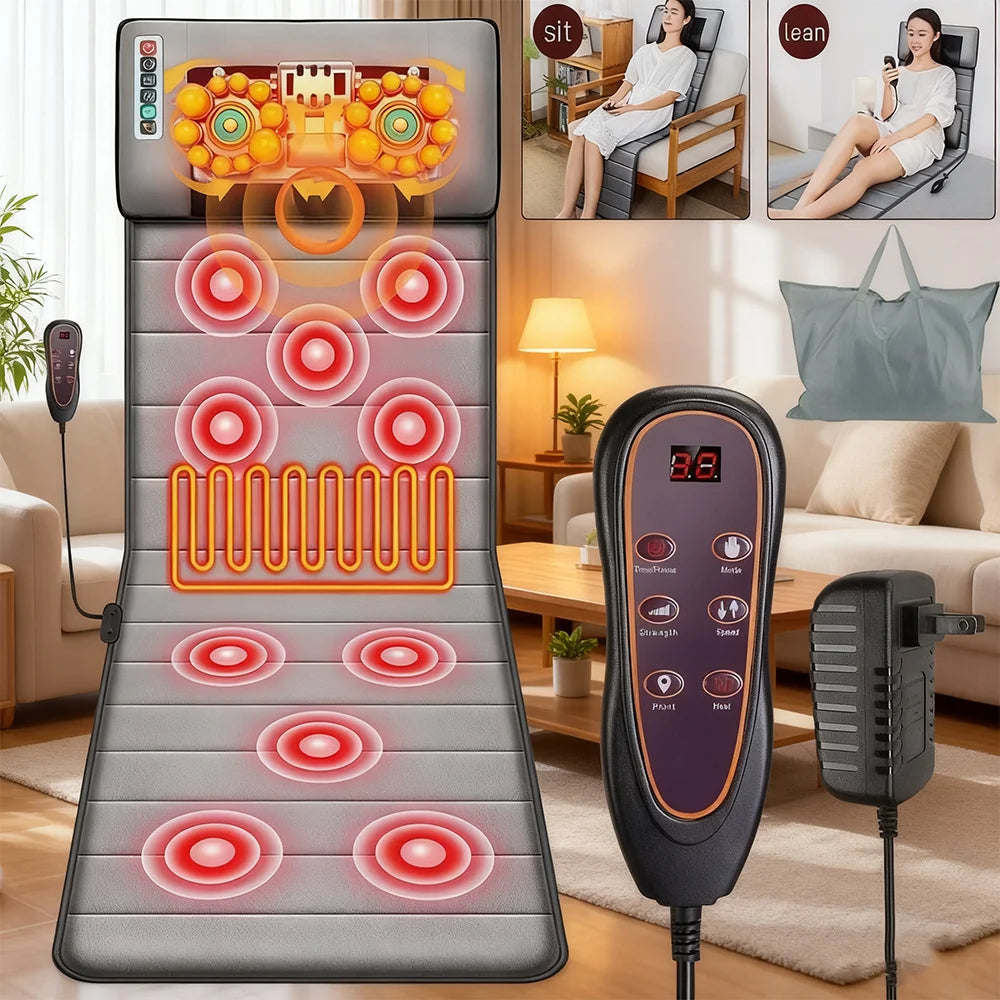 Electric Massage Mat Multifunction Full Body Massager With Heating