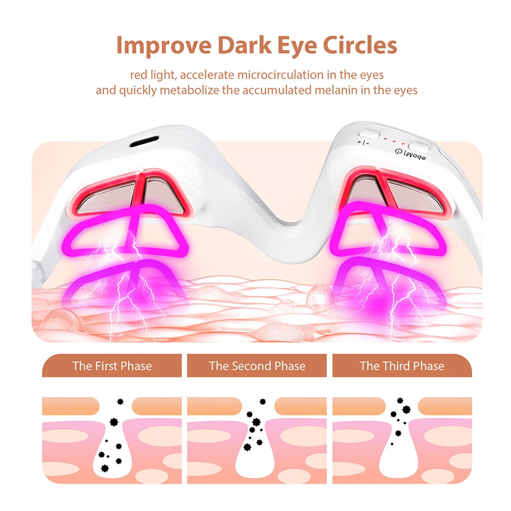 Foreverlily 3D Eye Massager Relieves Eye Fatigue Silicone Mask