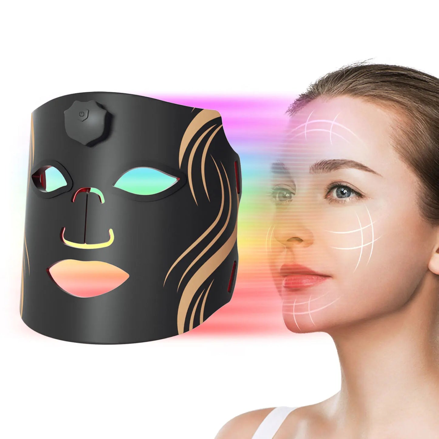 UBilli Silicone Led Face Mask For Anti Aging And Acne