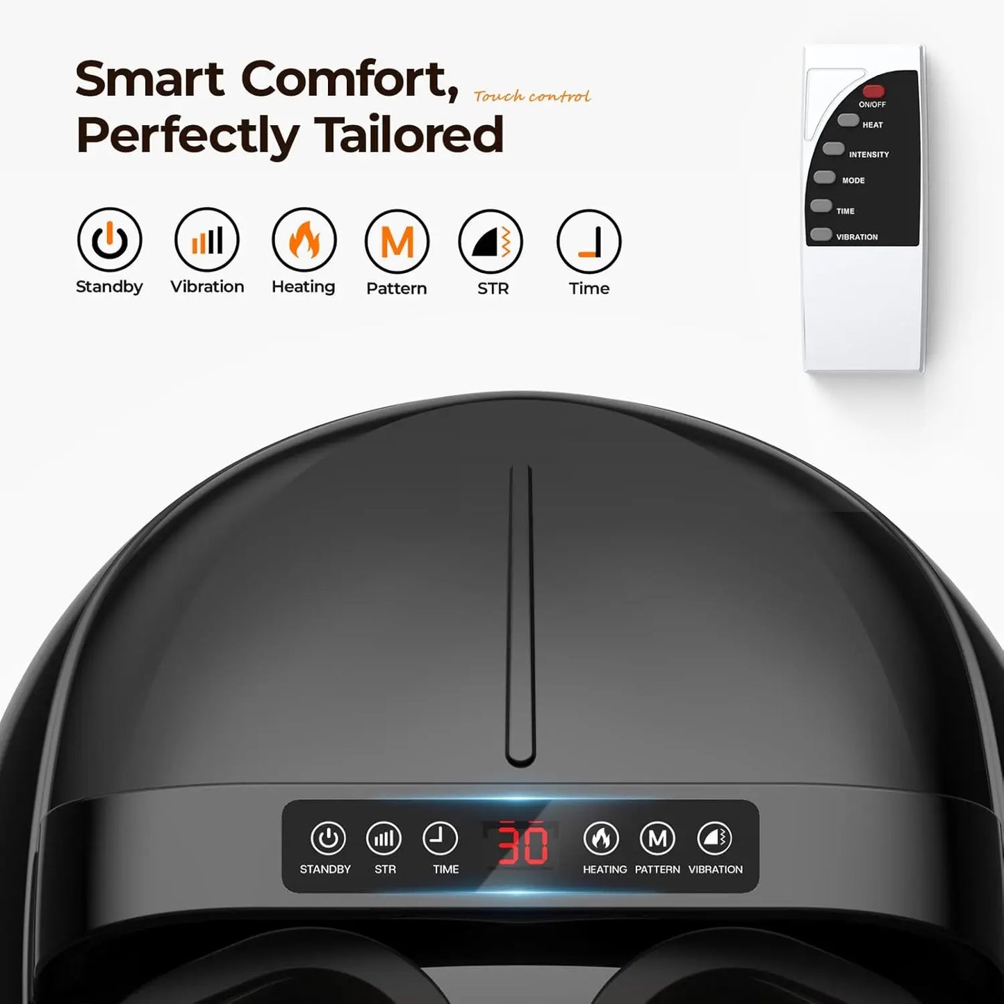 HTM Shiatsu Foot Massager With Air Compression 9 Levels
