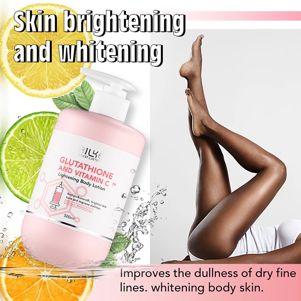 AILKE Glutathione and Vitamin C Brightening Moisturizing Skincare Set