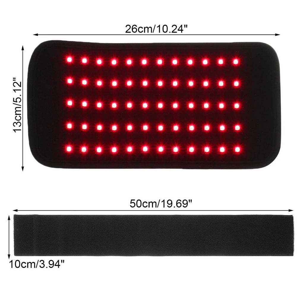 Portable Infrared LED Light Therapy Heated Recovery Pad