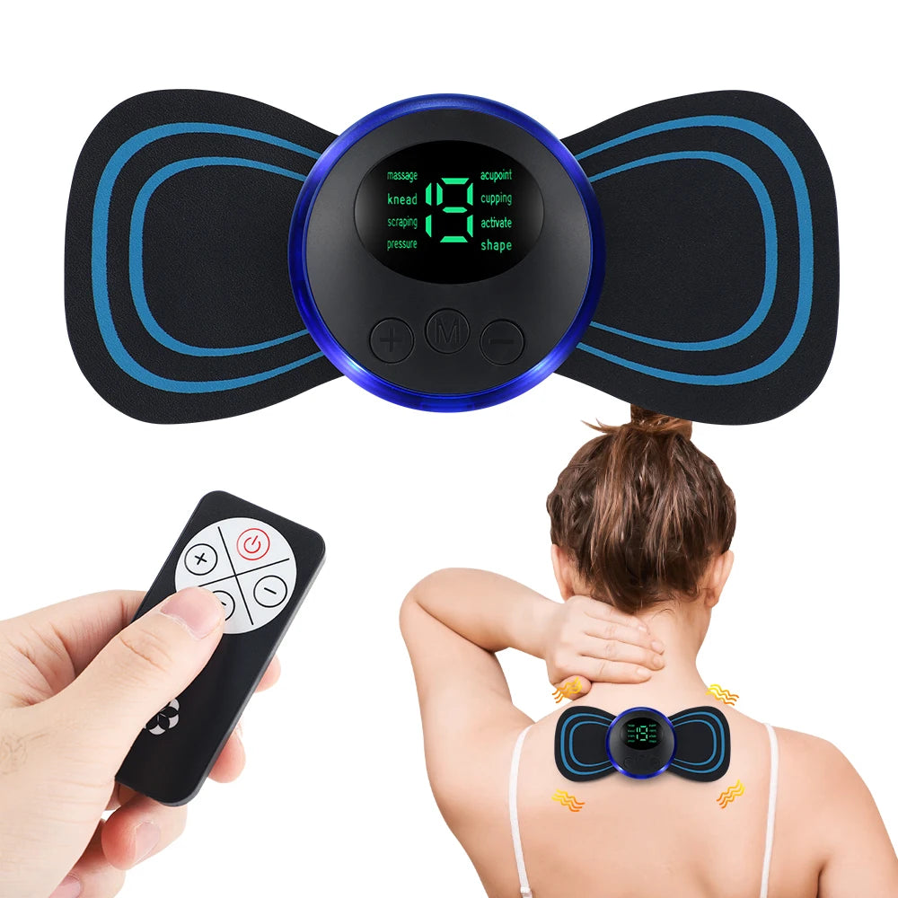 Hailicare Electric Neck Massager Patch For Muscle Relaxation And Shoulder Relief